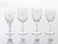Wine Glasses - Red and White
